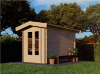 Log Cabin with Apex Roof 3 x 2m